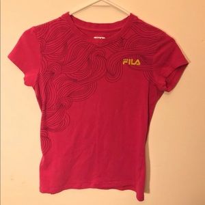 Pink sport fila Shirt!